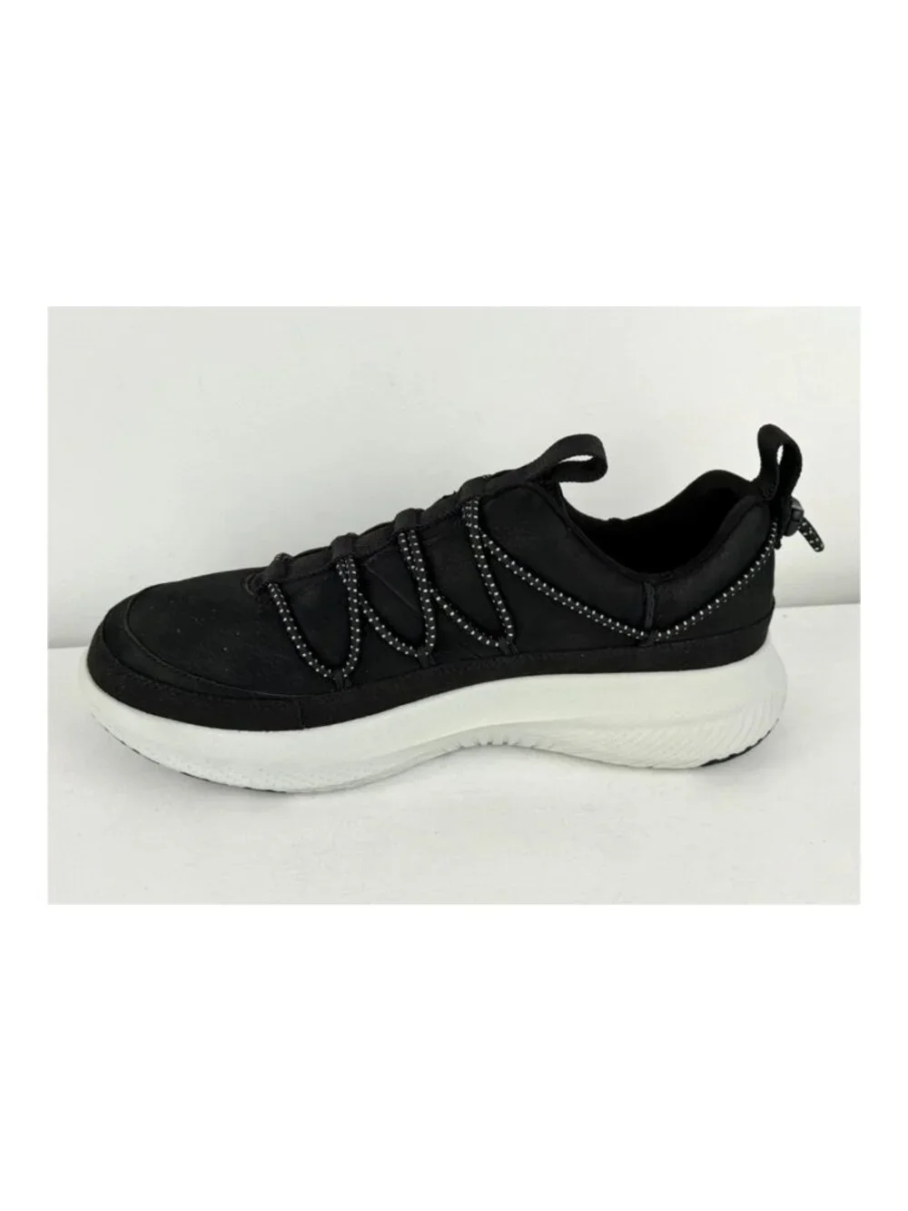 Men's 10 - UGG CA78 Heritage Trainer Nubuck Slip-On Sneaker - Black